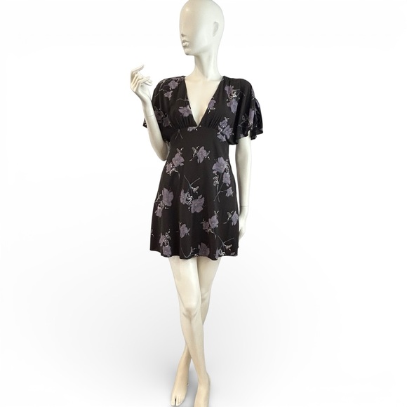 Free People 'Melanie' Floral Print Fit & Flare Dress Night Combo - Picture 5 of 14